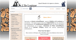 Desktop Screenshot of ilelogique.fr