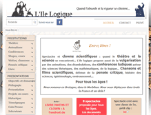 Tablet Screenshot of ilelogique.fr